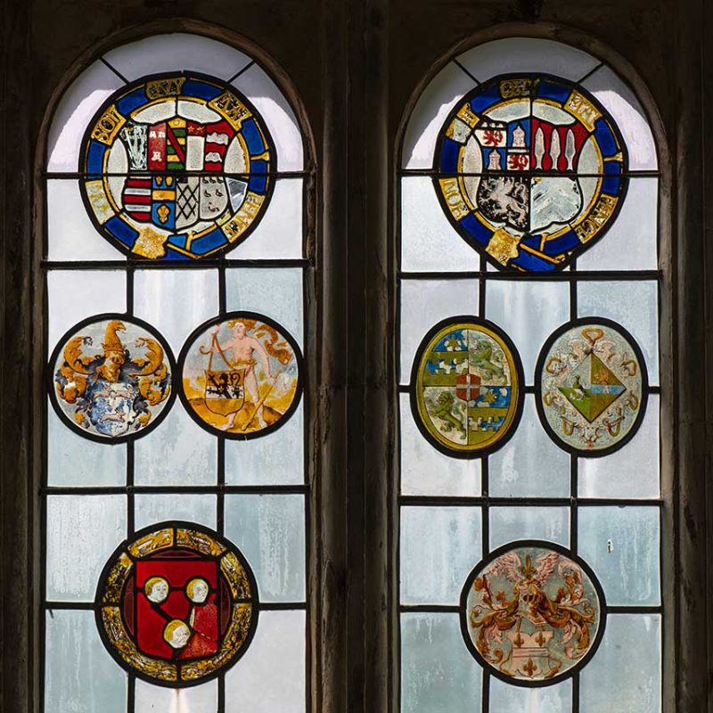 Stained Glass Windows in Mapperton All Saints Church